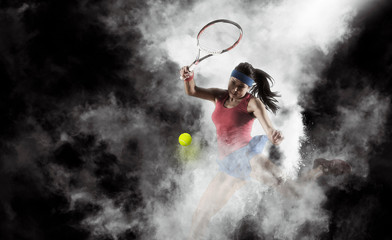 Female tennis player