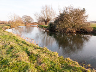 Beautiful countryside Dedham water scene outside nature landscape space