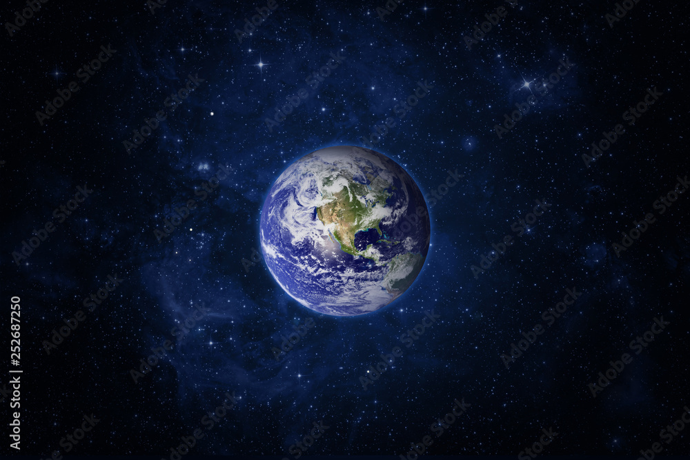 Canvas Prints planet earth and space.