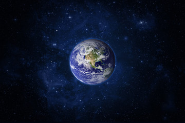 Obraz na płótnie Canvas Planet Earth and Space.
