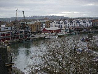 Fototapeta na wymiar Bristol Harbourside general panorama