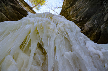Ice Waterfall Close Up 6