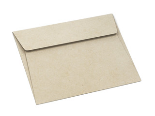 Blank paper envelope mockup