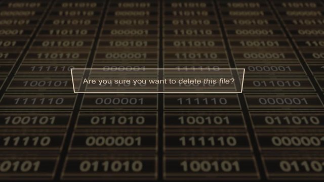 Computer Digital Tab Series - Are you sure you want to delete this file