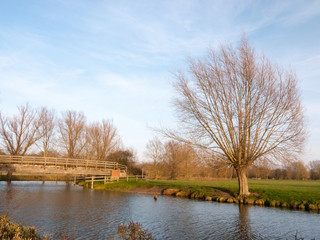 Beautiful countryside Dedham water scene outside nature landscape space