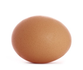 Egg isolated on white background