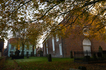 Obraz premium Kirchhof in Greetsiel