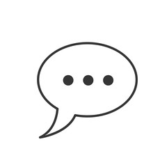 Social engagement solid icon, seo development, Speech bubbles sign, a filled pattern on a white background, eps 10.