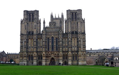 Obraz premium The ancient Wells Cathedral, Somerset, England