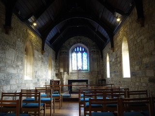 The interior of Saint Mary Tory chapel © steve