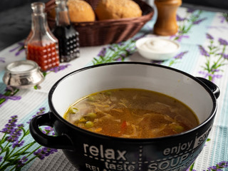 Light vegetable soup
