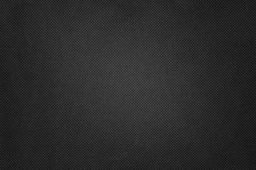 Black fabric texture. Textile background with vignette