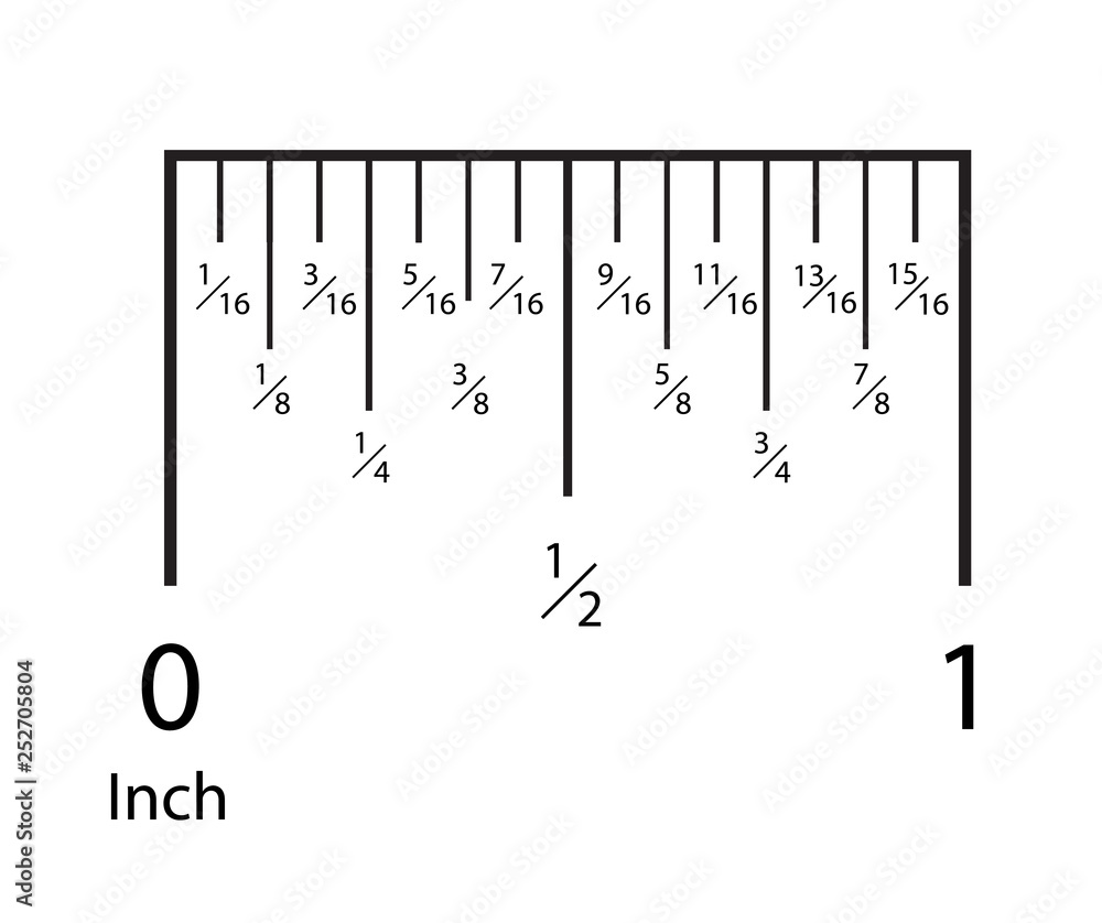Poster inch rulers. inches measuring scale indicator. precision measurement centimeter icon tools of measur