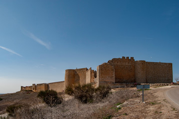 Panoramic view of the walled town of Urueña