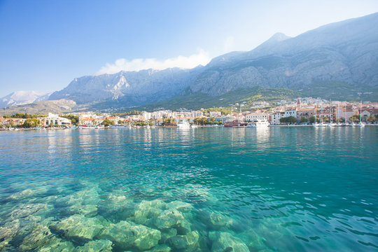 Makarska, Dalmatia, Croatia - Nature is beautiful at the coastline of Makarska