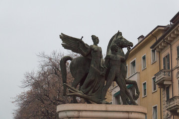 Monument of a memory of the 1st world war, Verona, Italy.