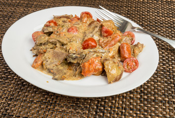 Pot Roast on Toast Open-Face Sandwich