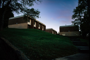 Apartment at Dusk at  Willow Heights, Fayetteviile, AR