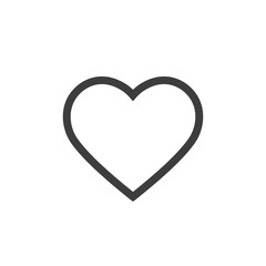 Heart line style icon. Vector. Isolated.