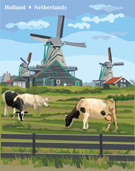 Colorful vector Holland 8