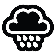 rain cloud icon