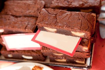 Peanut butter brownies