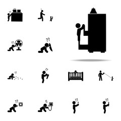 baby, cupboard icon. Baby icons universal set for web and mobile