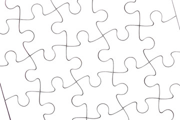 white jigsaw puzzle