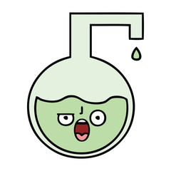 cute cartoon science experiment