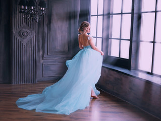 Cinderella after the fabulous incarnation, happy runs up to the window. The room is filled with...