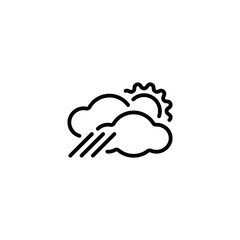 rain in the day icon
