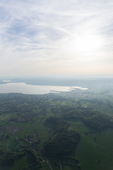 Bei Sonnenaufgang: Landschaft im Fünf-Seen-Land