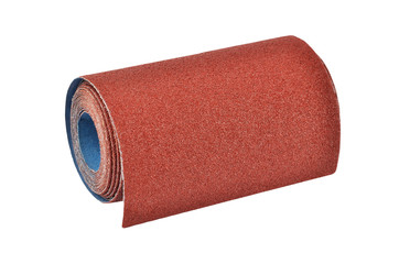 Sandpaper on white
