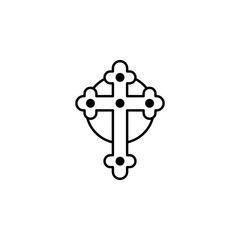 saint Patrick, cross, Ireland icon. Element of Ireland culture icon. Thin line icon for website design and development, app development. Premium icon