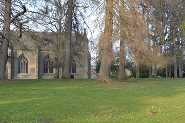 Fototapeta na wymiar Dunkeld Cathedral, Perthshire