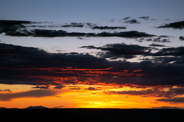 Sunset from the Grand Canyon National Park, Arizona