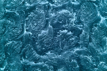 Blue Texture of a Concrete Wall