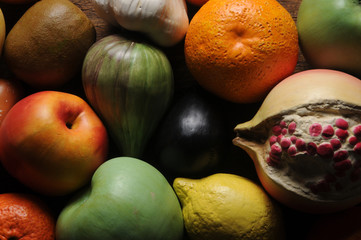 Frutta di ceramica ft9103_6944 fruit en céramique fruta de cerámica keramische Früchte