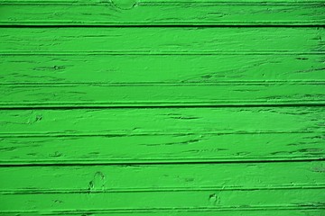 Textura, tablas de madera pintada de verde