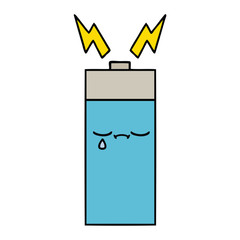 cute cartoon battery
