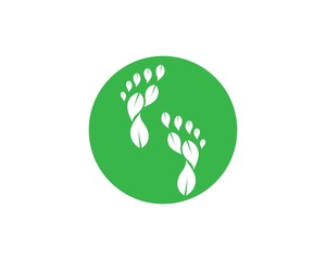 foot ilustration Logo vector for business massage,therapist
