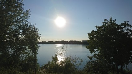 Sun and Lake