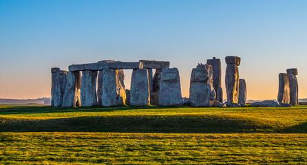 Stonehenge is a famous landmark in England
