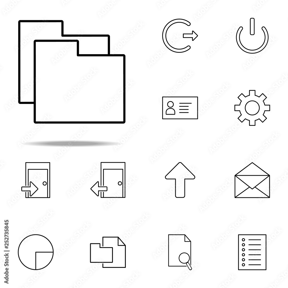 Poster category sign icon. web icons universal set for web and mobile