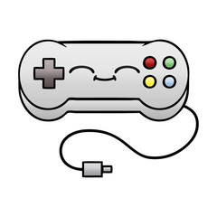 gradient shaded cartoon game controller