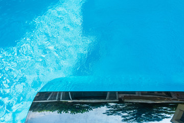 Abstract texture waterfall and reflections