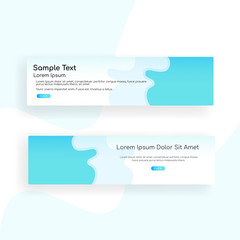 web banner - landing page - Web Design template Web Design Elements - Vector