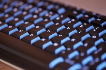 Black Keyboard Detail