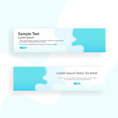 web banner - landing page - Web Design template Web Design Elements - Vector