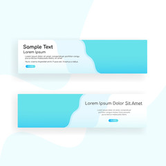 web banner - landing page - Web Design template Web Design Elements - Vector